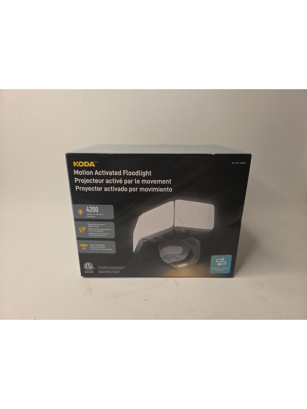 KODA Motion Activated LED Security Floodlight 4200 Lumens New in box